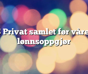 YS Privat samlet før vårens lønnsoppgjør  